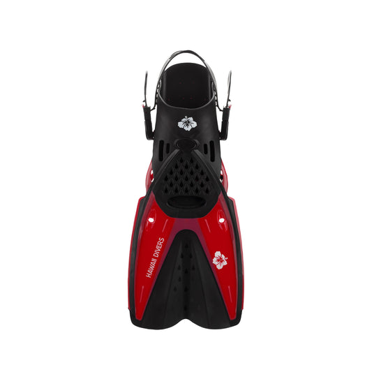 Hawaii Divers Adult Cannon Snorkel Fins – Red - Size L/XL
