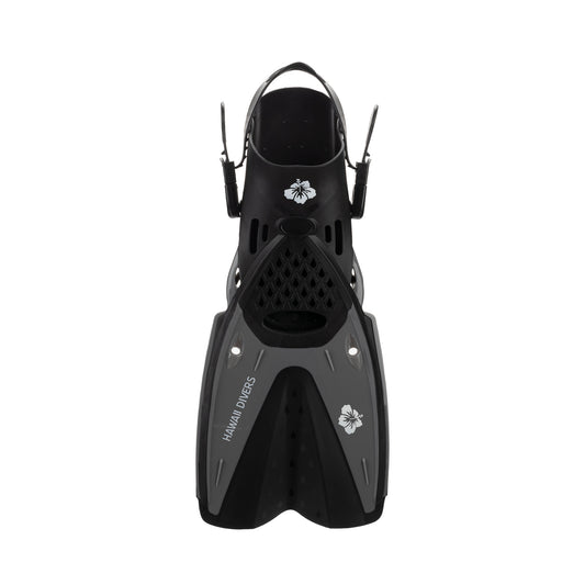 Hawaii Divers Adult Cannon Snorkel Fins – Grey - Size L/XL