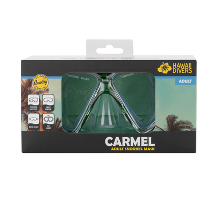 Hawaii Divers Tulum Jr. Snorkel Mask – Red/Blue(Ages 8+)