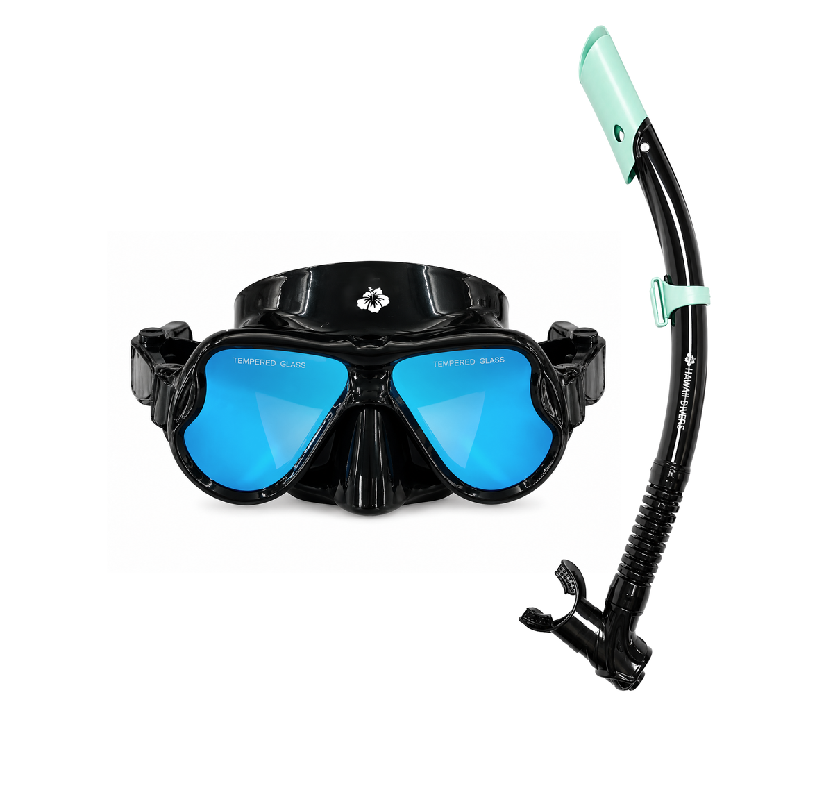 Hawaii Divers Kai Adult Snorkel Combo - Blue