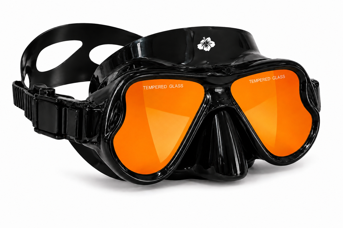 Hawaii Divers Kai Adult Snorkel Combo - Orange