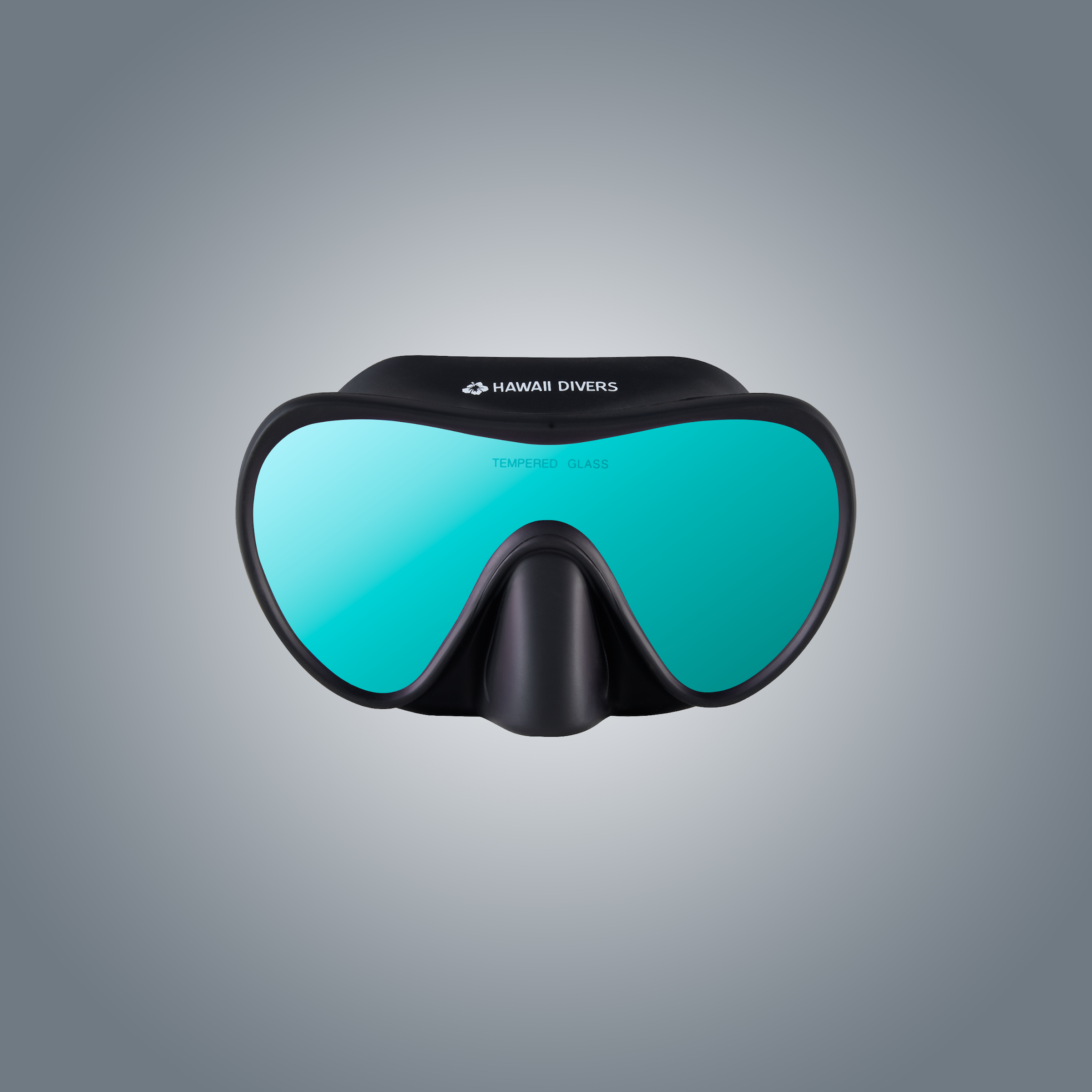 Hawaii Divers Deep Sea Mirrored Adult Mask – Green/Black