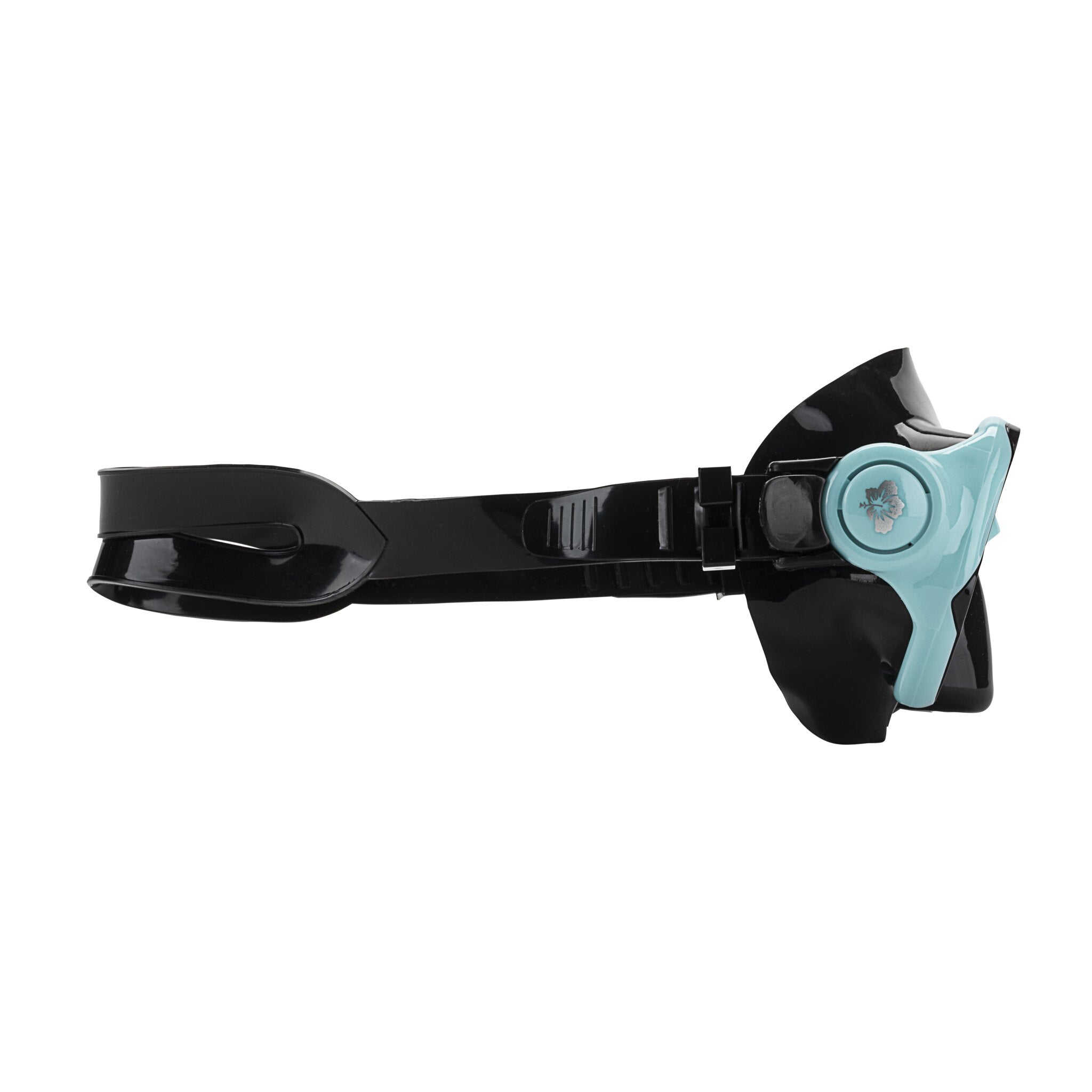 Hawaii Divers Manta Ray Adult Snorkel Set – Turquoise/Black - Size S/M