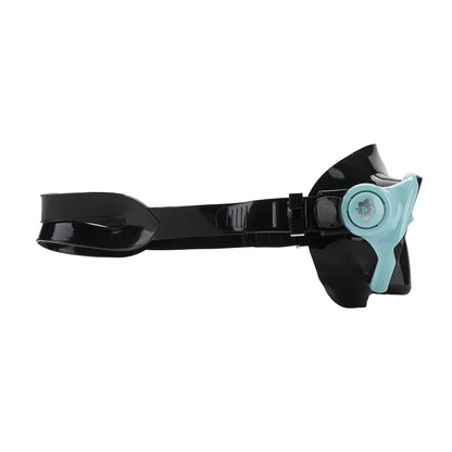 Hawaii Divers Manta Ray Adult Snorkel Set – Turquoise/Black - Size S/M