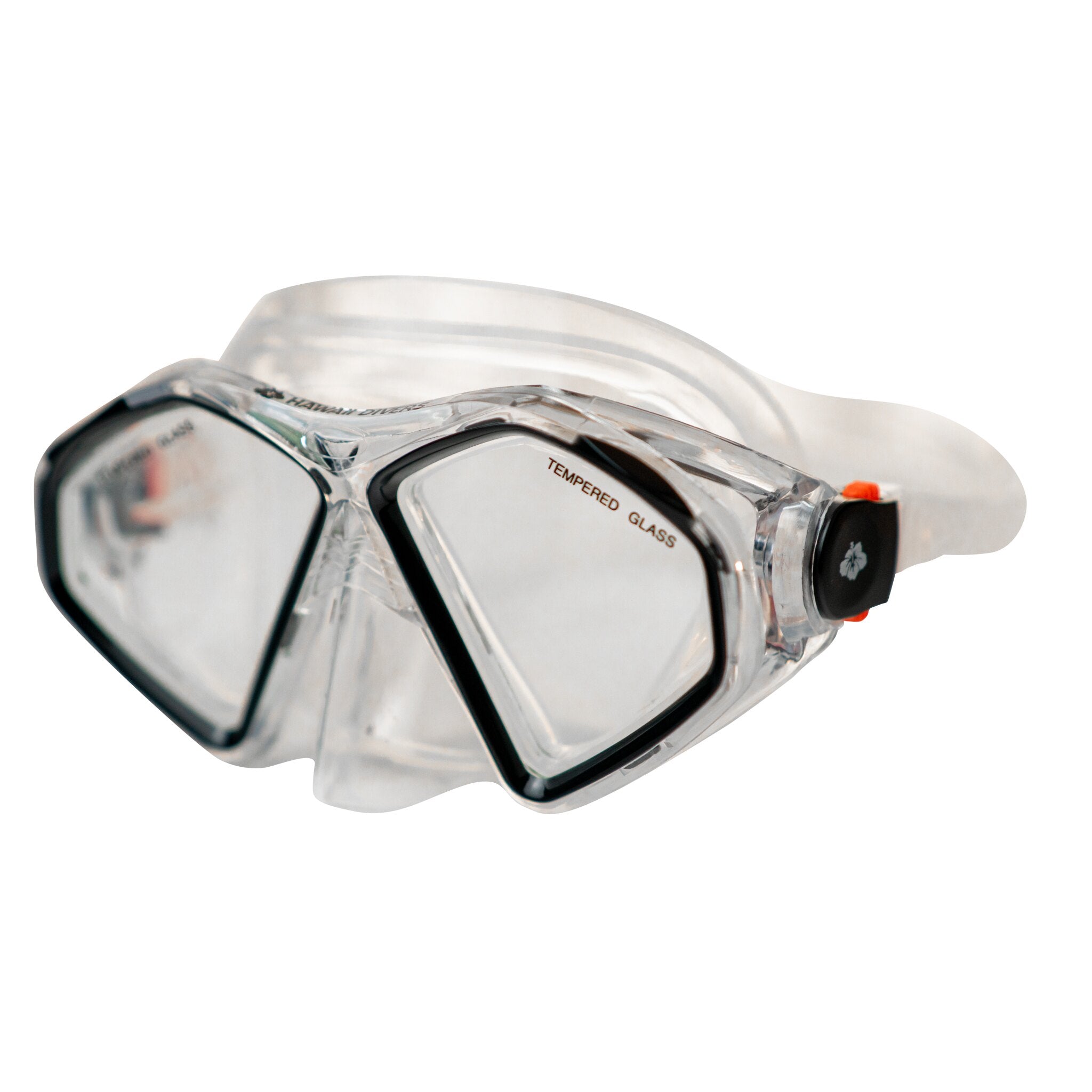 Hawaii Divers Laguna Snorkel Adult Combo - Clear/Black
