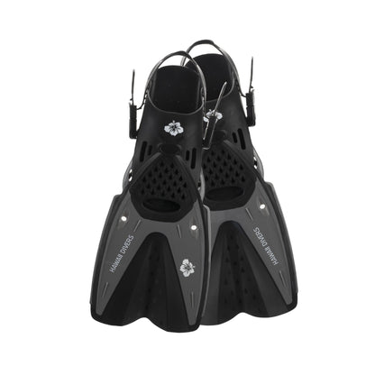 Hawaii Divers Adult Cannon Snorkel Fins – Grey - Size L/XL