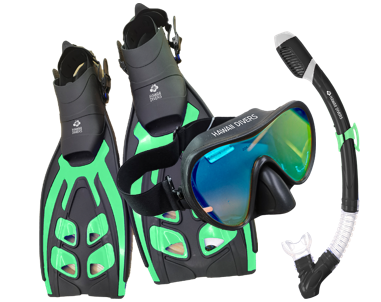 Set Deep Sea Mirrored Green Black