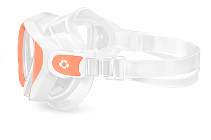 Hawaii Divers Orca Jr Snorkel Mask– Peach (Ages 8–14)