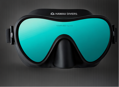 Hawaii Divers Deep Sea Mirrored Adult Mask – Green/Black