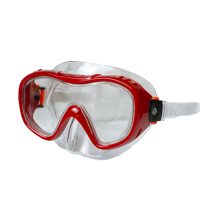 Hawaii Divers Tulum Jr. Snorkel Mask – Red/Blue(Ages 4+)