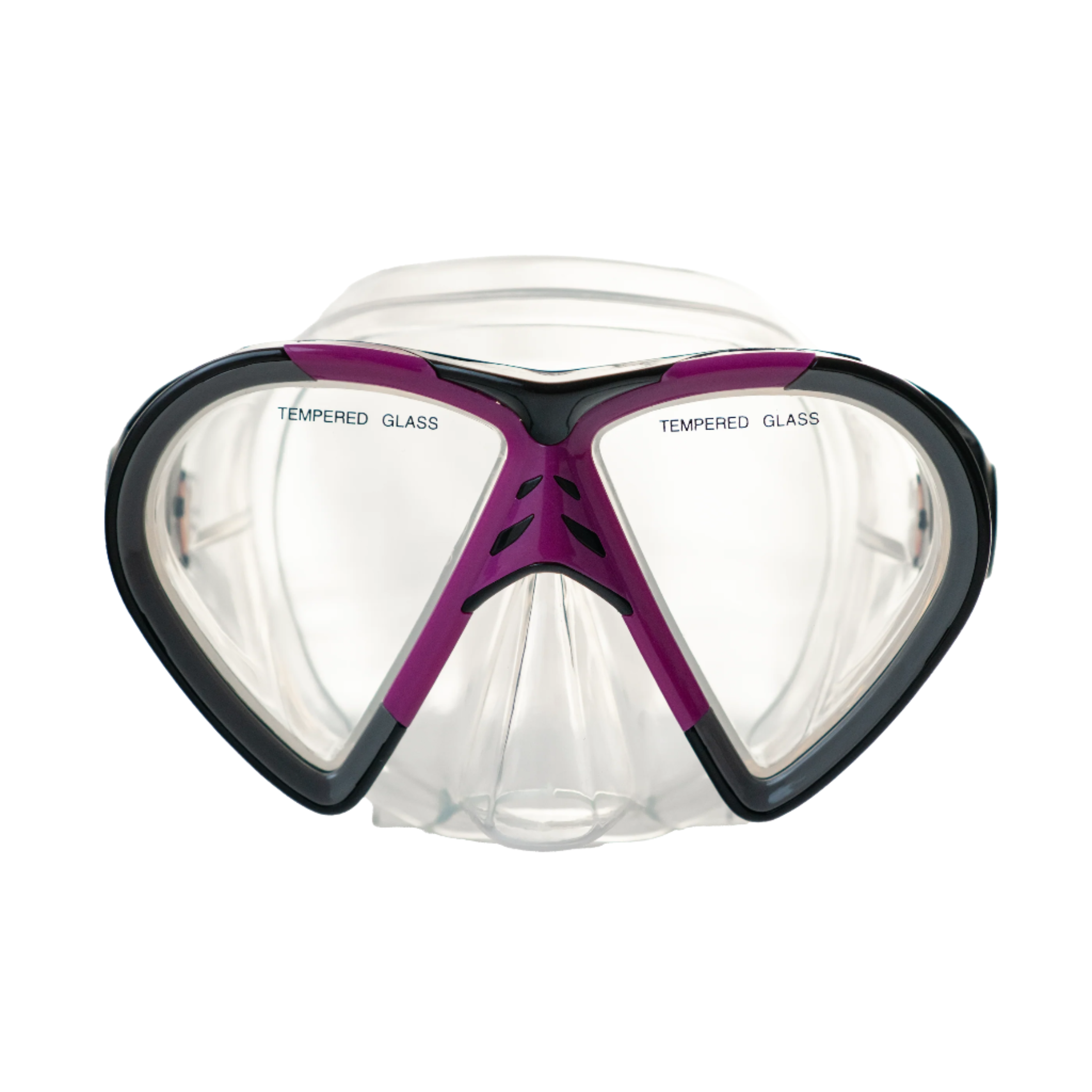 Hawaii Divers Leilani Adult Snorkel Mask - Black/Pink
