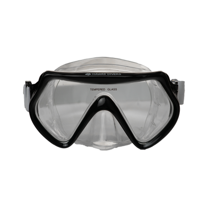 Hawaii Divers Carmel Adult Snorkel Mask - White/Black