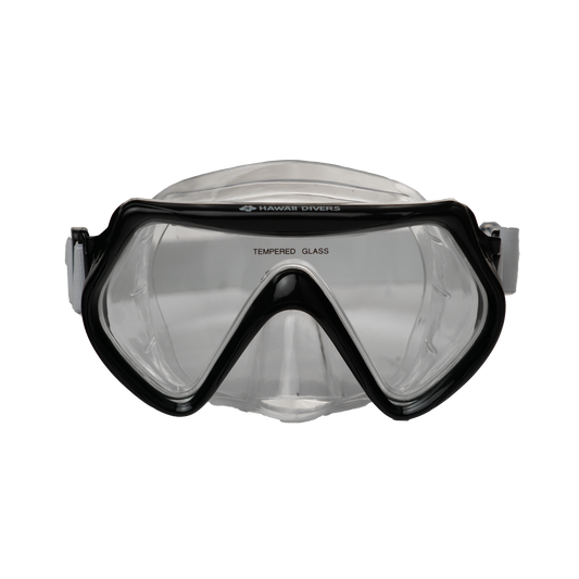 Hawaii Divers Carmel Adult Snorkel Mask - White/Black