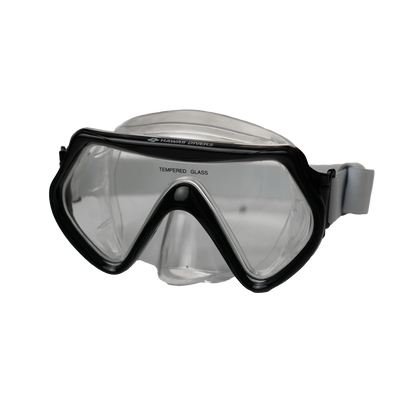Hawaii Divers Carmel Adult Snorkel Mask - White/Black