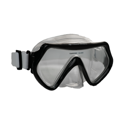 Hawaii Divers Carmel Adult Snorkel Mask - White/Black
