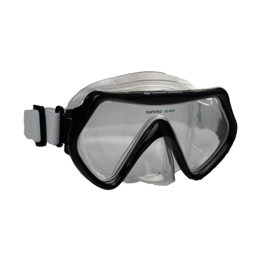 Hawaii Divers Carmel Adult Snorkel Mask - White/Black