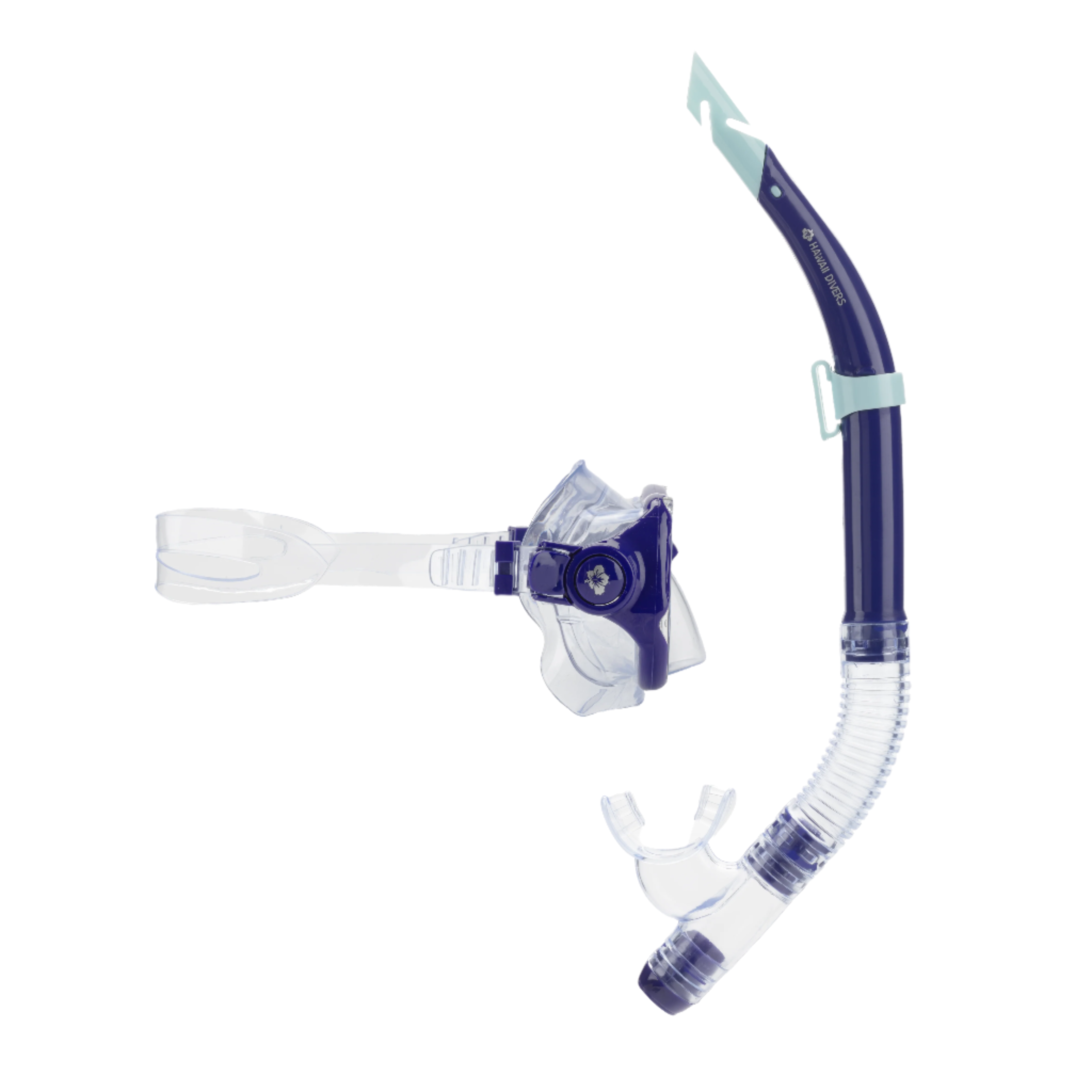 Hawaii Divers Manta Ray Adult Snorkel Combo – Purple