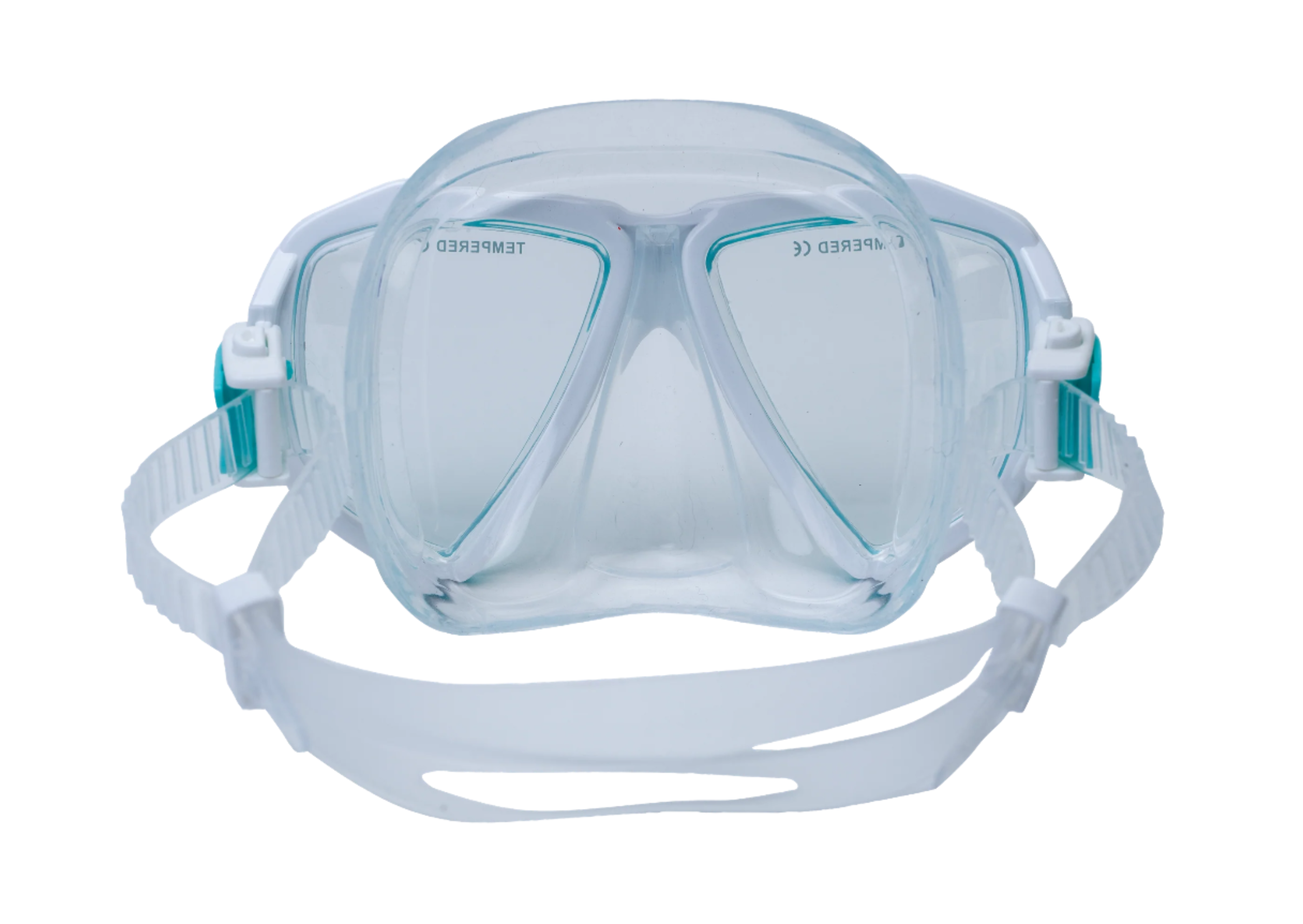 Hawaii Divers Orca Jr Snorkel Combo – White/Sky (Ages 8–14)