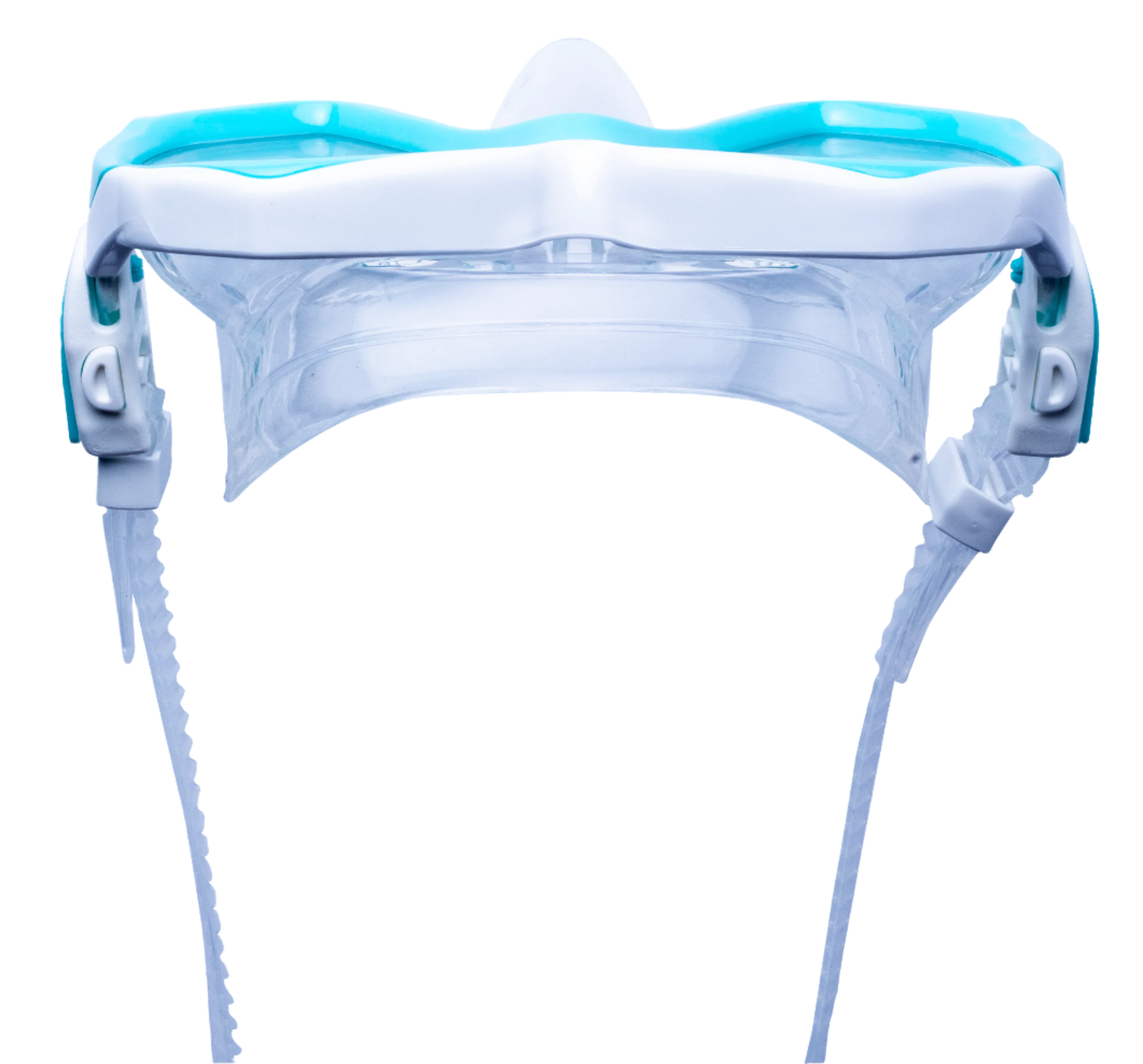 Hawaii Divers Orca Jr Snorkel Combo – White/Sky (Ages 8–14)