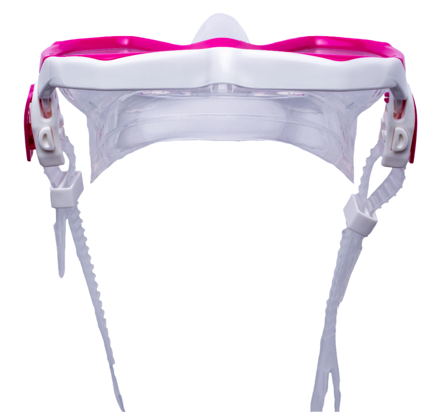 Hawaii Divers Orca Jr Snorkel Mask– White/Pink (Ages 8–14)